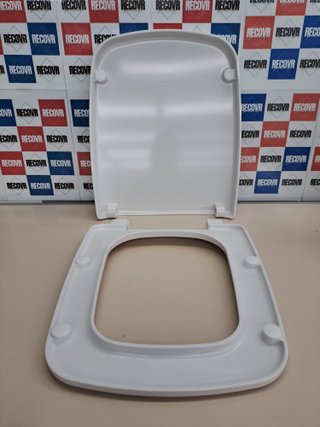 Tapa WC cuadrada con fijación acero – Gala