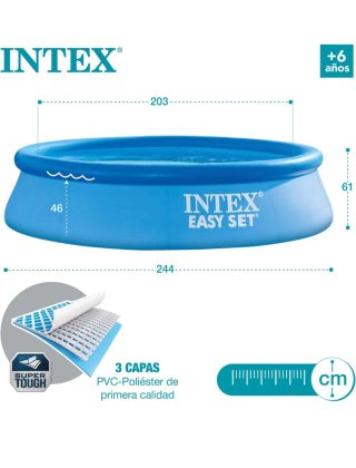 Piscina hinchable Intex con depuradora