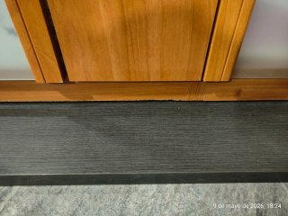 Armario madera y cristal 1.80 x 1.54 m