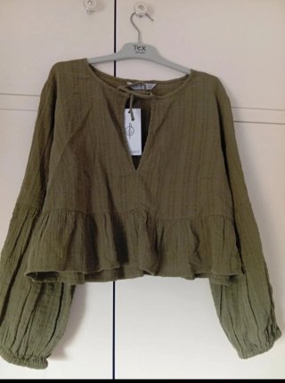 Blusa color kaki