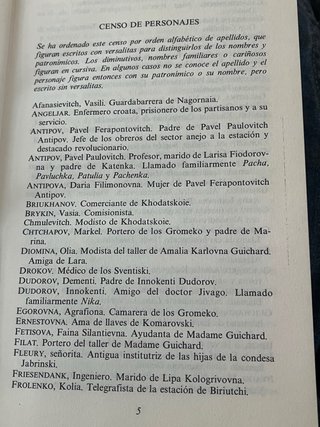 El doctor Jivago Libro