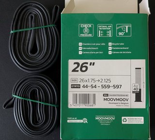 Cámaras de aire bicicleta 26” x 1.75”-2.125”