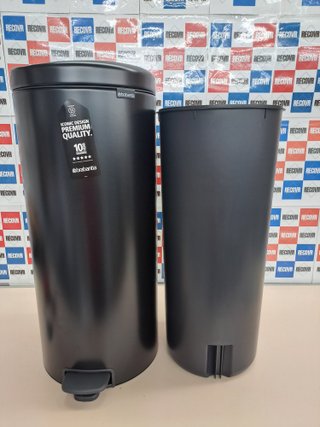 Cubo basura pedal 30 L acero inoxidable – Brabantia