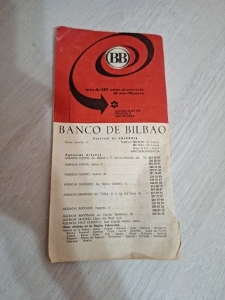 Antiguo Mapa Nomenclator Región Valenciana años 70