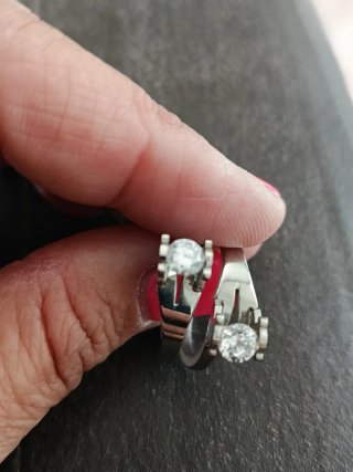 Anillo osito con cristal