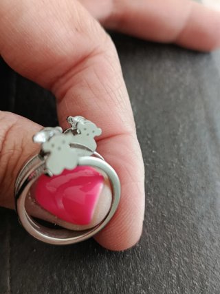 Anillo osito con cristal
