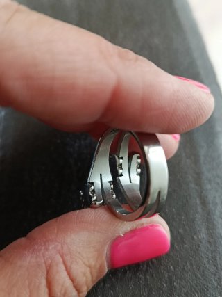 Anillo osito con cristal