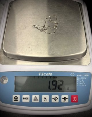 CADENA ORO BLANCO 18K 1.92GR