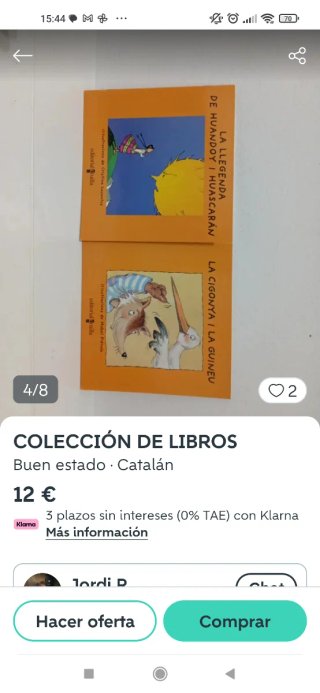 Colección de libros en catalán