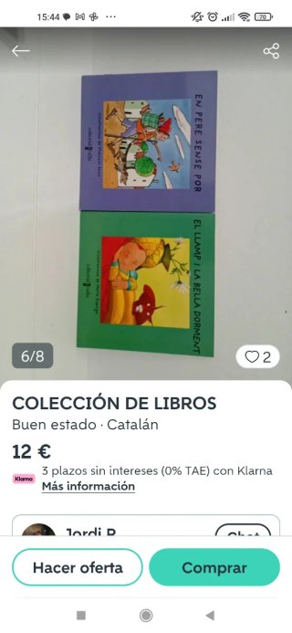 Colección de libros en catalán