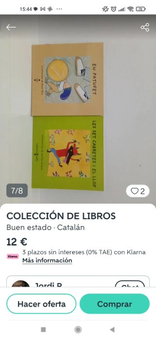 Colección de libros en catalán
