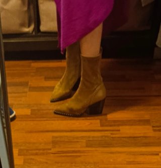 Botines de ante marrones