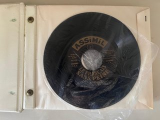 Curso vintage Assimil inglés/francés con discos