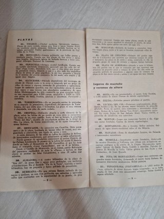 Antiguo Mapa Región Valenciana Años 70