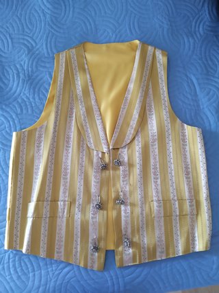 Huertano chaleco traje regional talla L