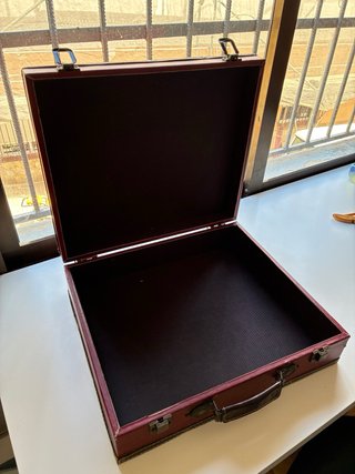Maleta de piel para vino Chateau Michel