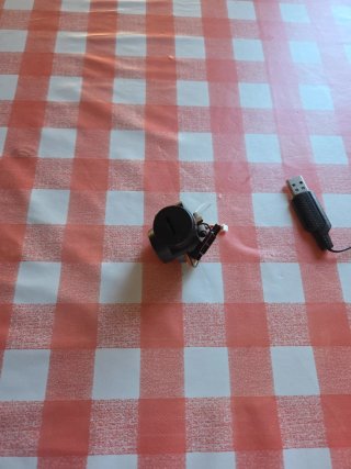 Dron de juguete con cámara