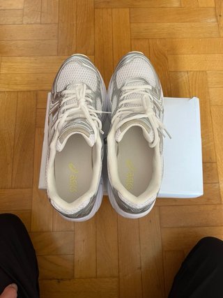 Asics Gel-Kayano 14 Plata/Blanco