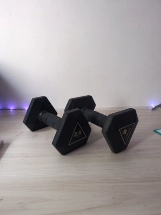 2 Mancuernas 2.5 kg  Decathlon (Domyos)