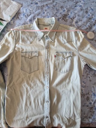 Camisa vaquera Levi's azul claro T-M