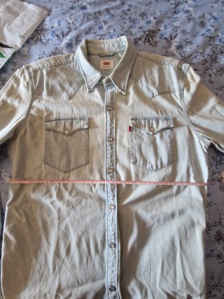 Camisa vaquera Levi's azul claro T-M