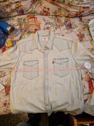 Camisa vaquera Levi's azul claro T-M