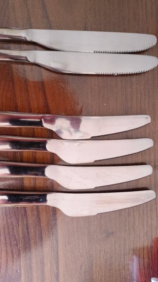 12 coltelli in acciaio inox