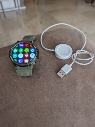 Reloj Inteligente Verde y Multicolor