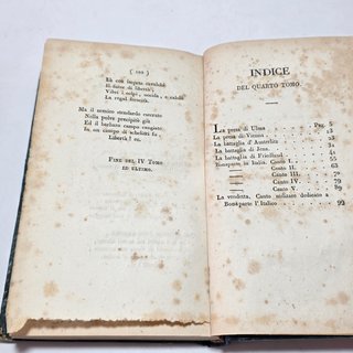 Libro Antico 1829 - Poesie di Francesco Gianni -