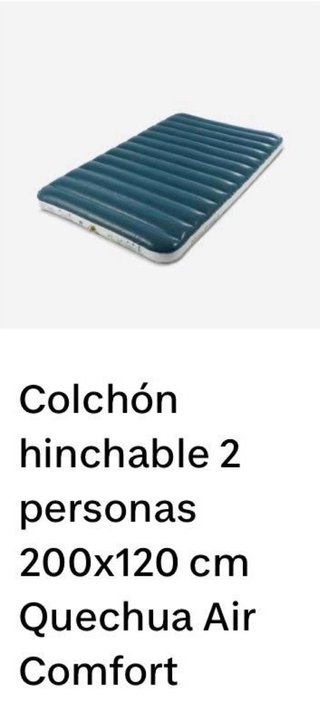 Tienda de campaña + colchón hinchable