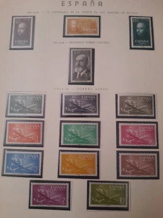 ALBUM SELLOS ESPAÑA DEL AÑO 1951 AL 1969