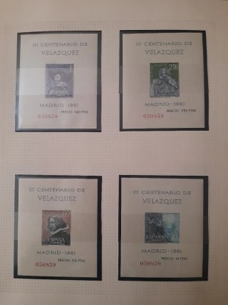 ALBUM SELLOS ESPAÑA DEL AÑO 1951 AL 1969
