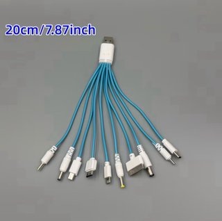 Cargador Tiensun 4 Puertos + Cable 10 en 1