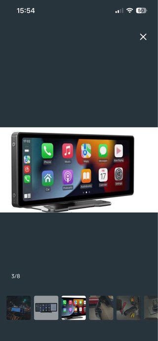 Pantalla coche universal Android Auto/CarPlay 10”