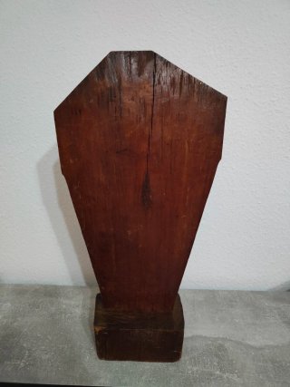 Cristo Crucificado Talla Africana Madera CRUZ