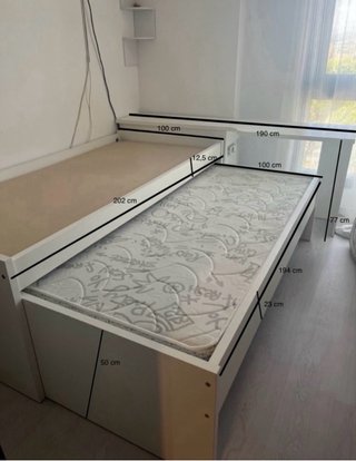 Cama nido Kibuc con colchón
