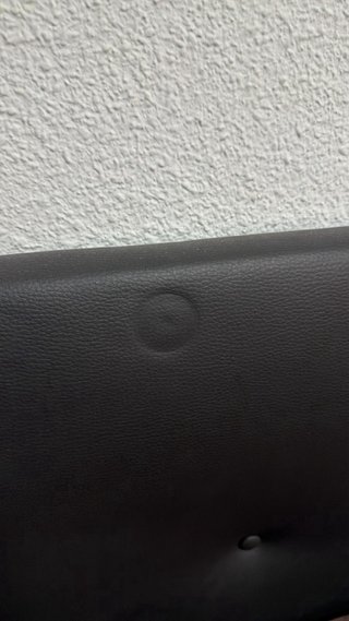 Cabecero negro de polipiel