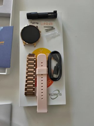 Smartwatch Sunkta Mujer Coral Dorado