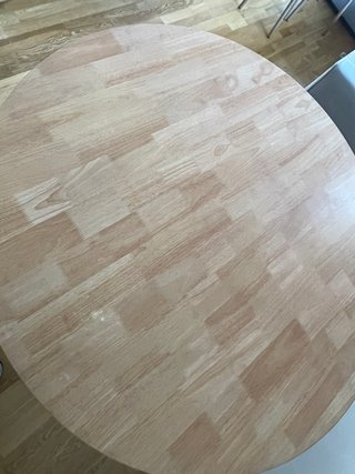 Mesa redonda madera moderna 120cm