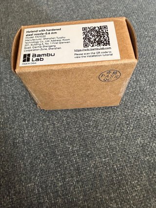 Ugello BambuLab 0.6 mm. A1 e A1 mini