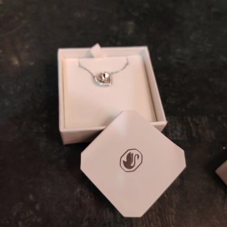 Collana Swarovski cuore cristallo
