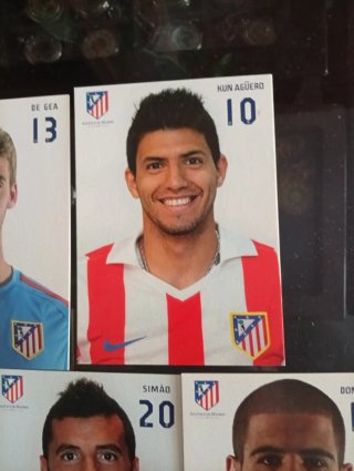 Postales Jugadores Atlético de Madrid