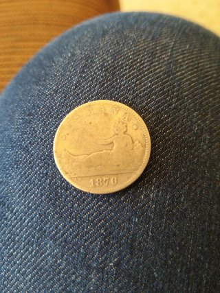 Moneda Antigua 1 Peseta 1870