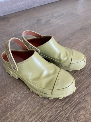 Zapatos Camper Traktori Beige/Verde