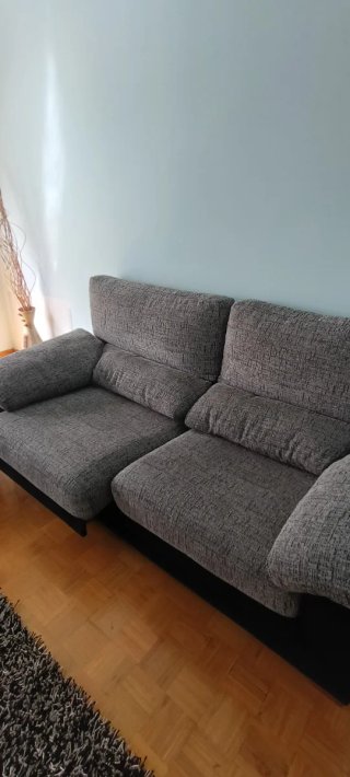 Conjunto sofás 3+2 plazas tela