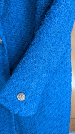 Abrigo Zara Azul Talla L