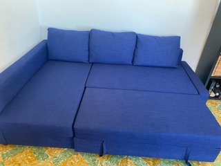 Sofá Cama IKEA FRIHETEN Azul