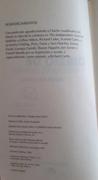 El diario de Bridget Jones