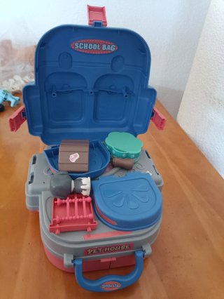 Mochila Pet House Veterinaria Juguete