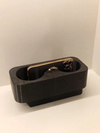 Porta-copos BMW E30 Duplo c/ Slot Telemóvel